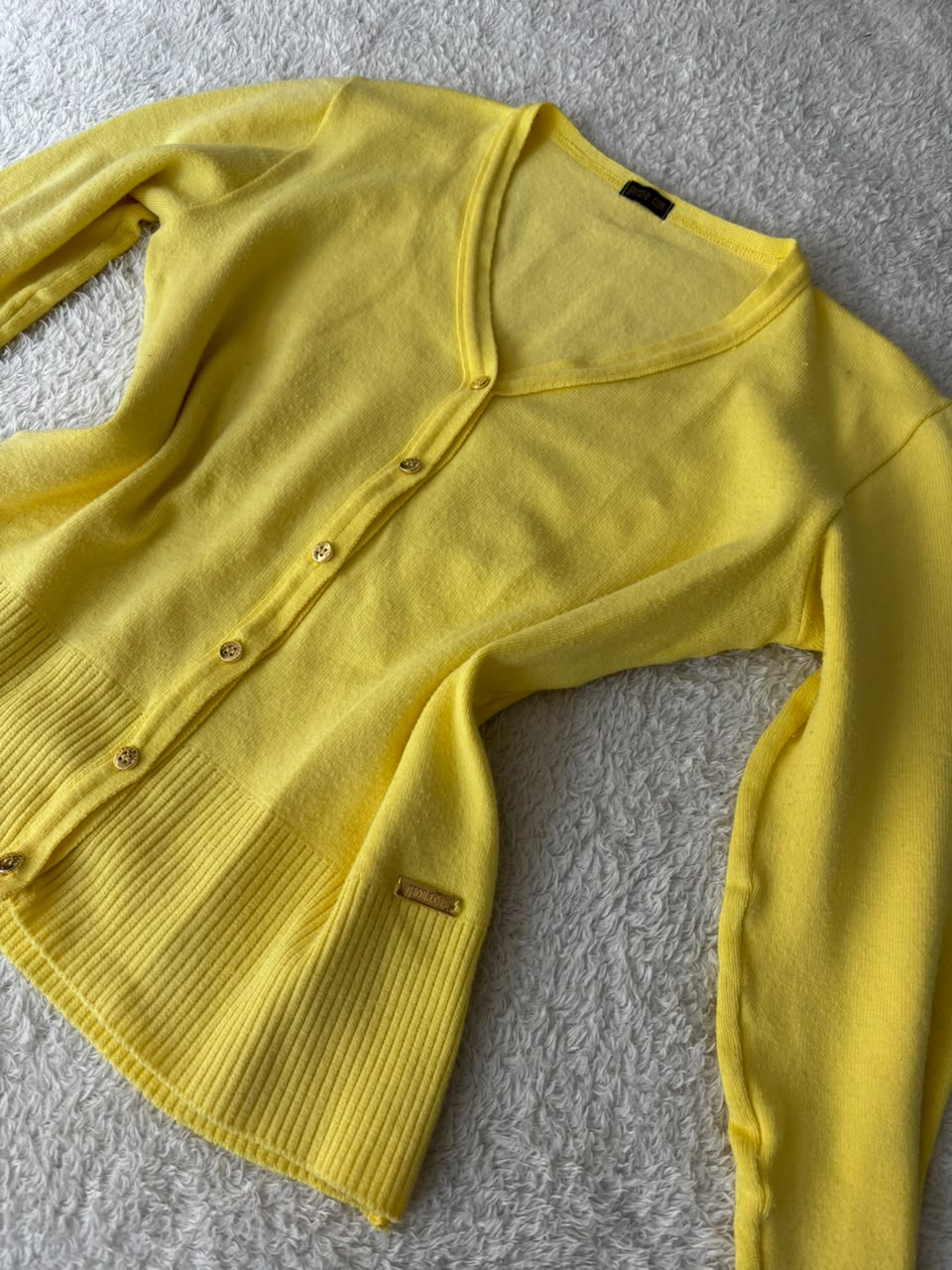 Cardigan amarelo