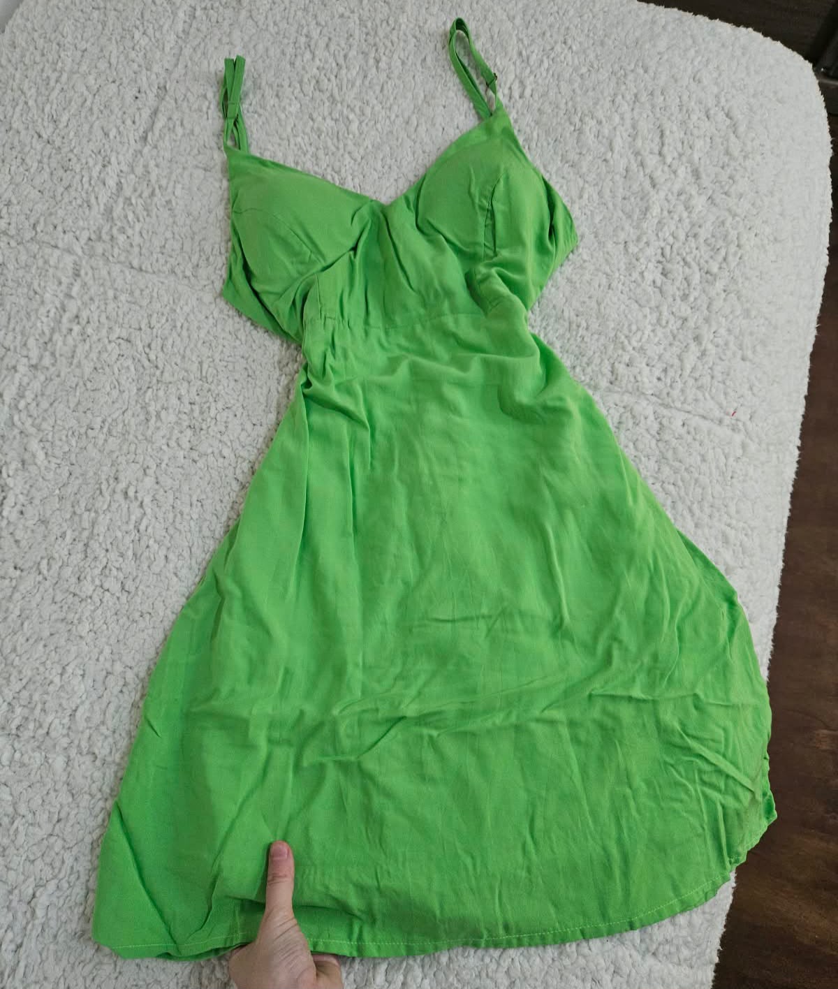 Vestido curto verde
