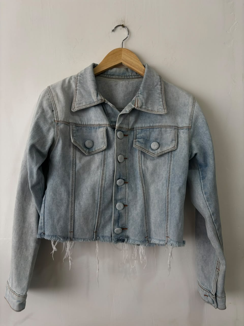 Jaqueta jeans clara