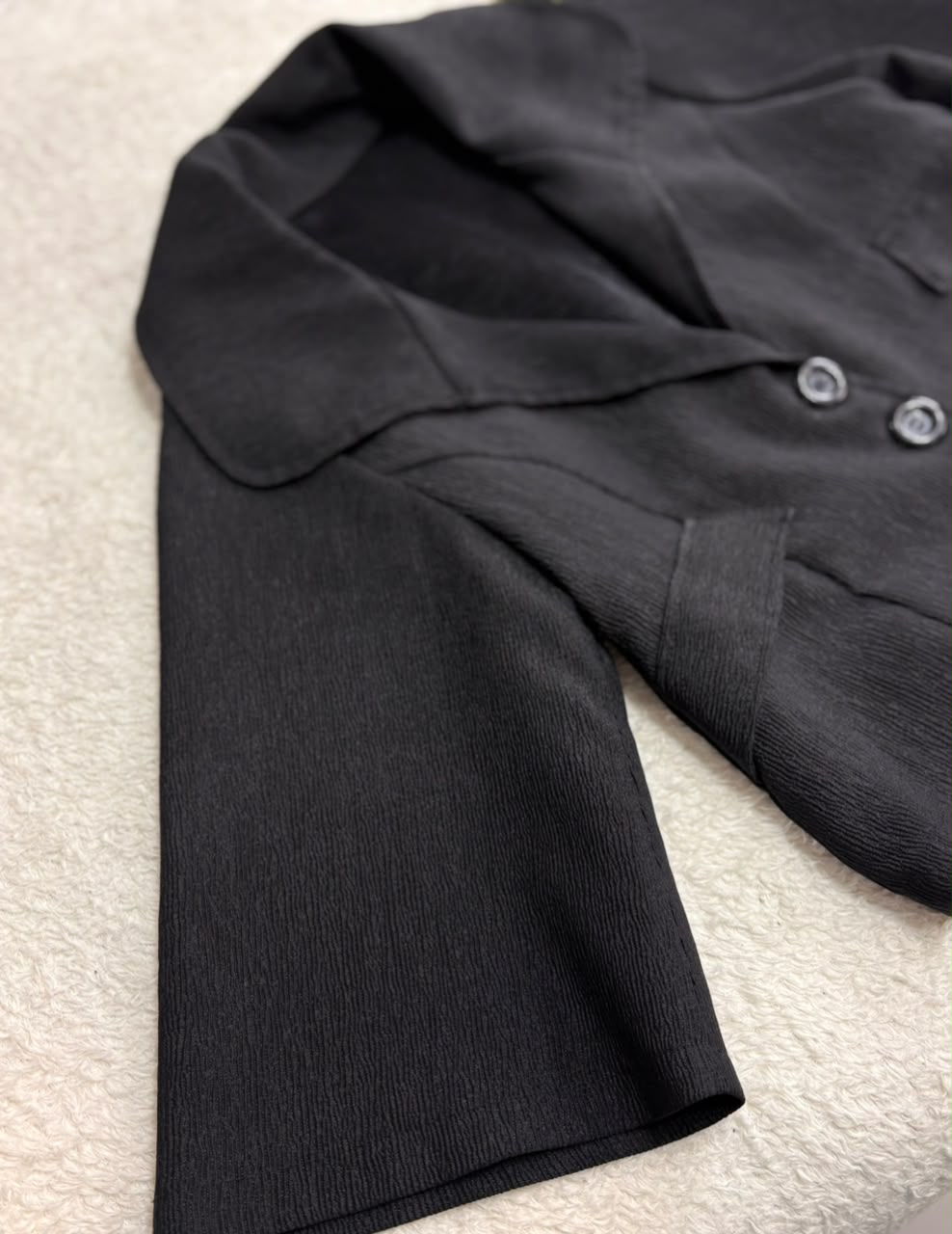 Blazer preto cropped