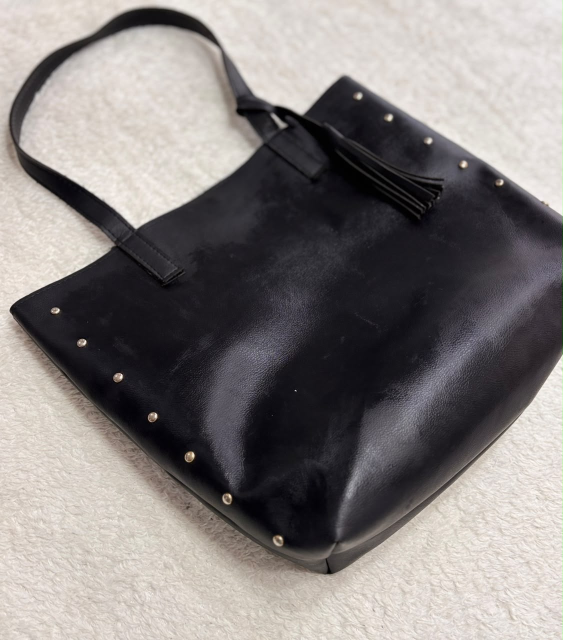 Bolsa preta estruturada