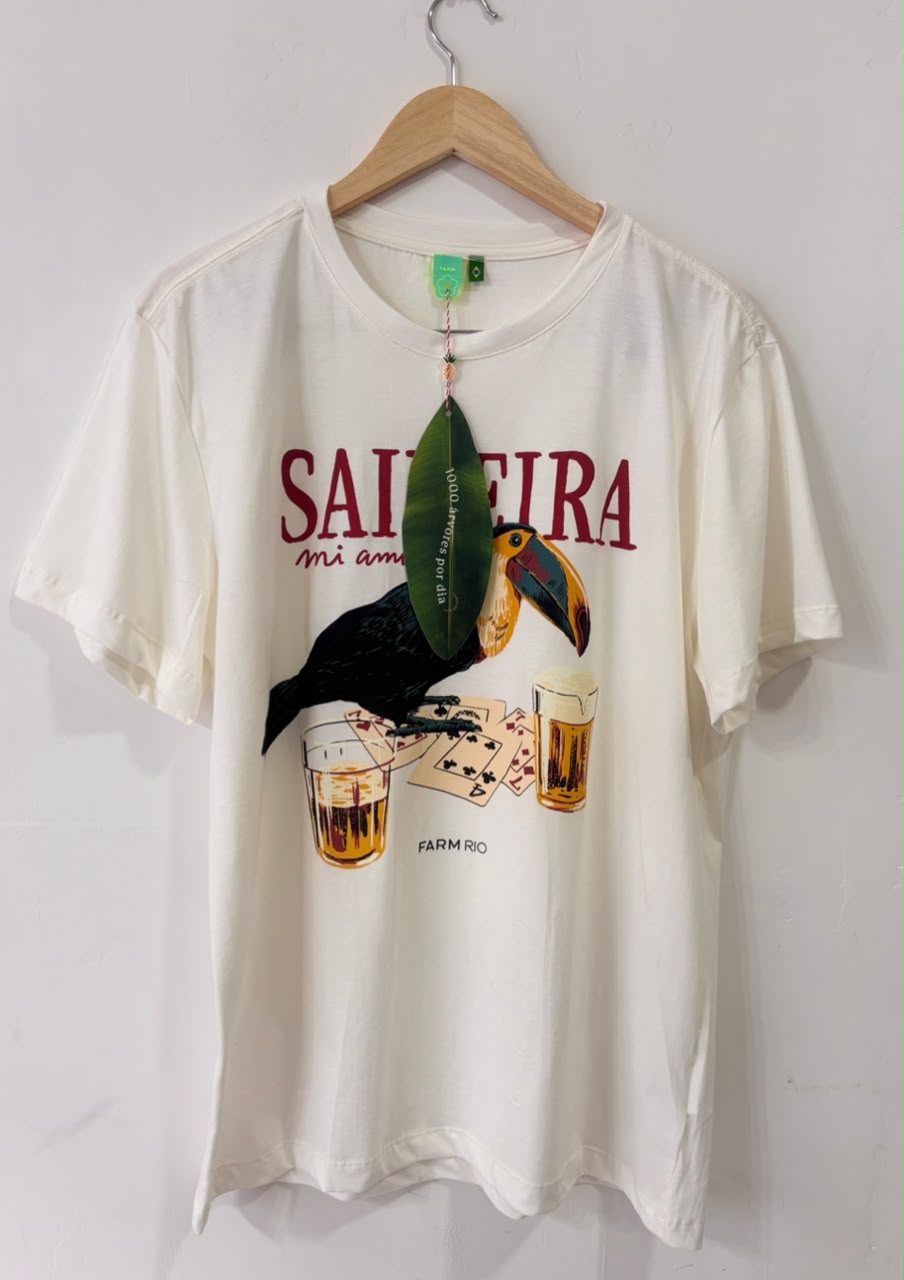 Camiseta branca Farm