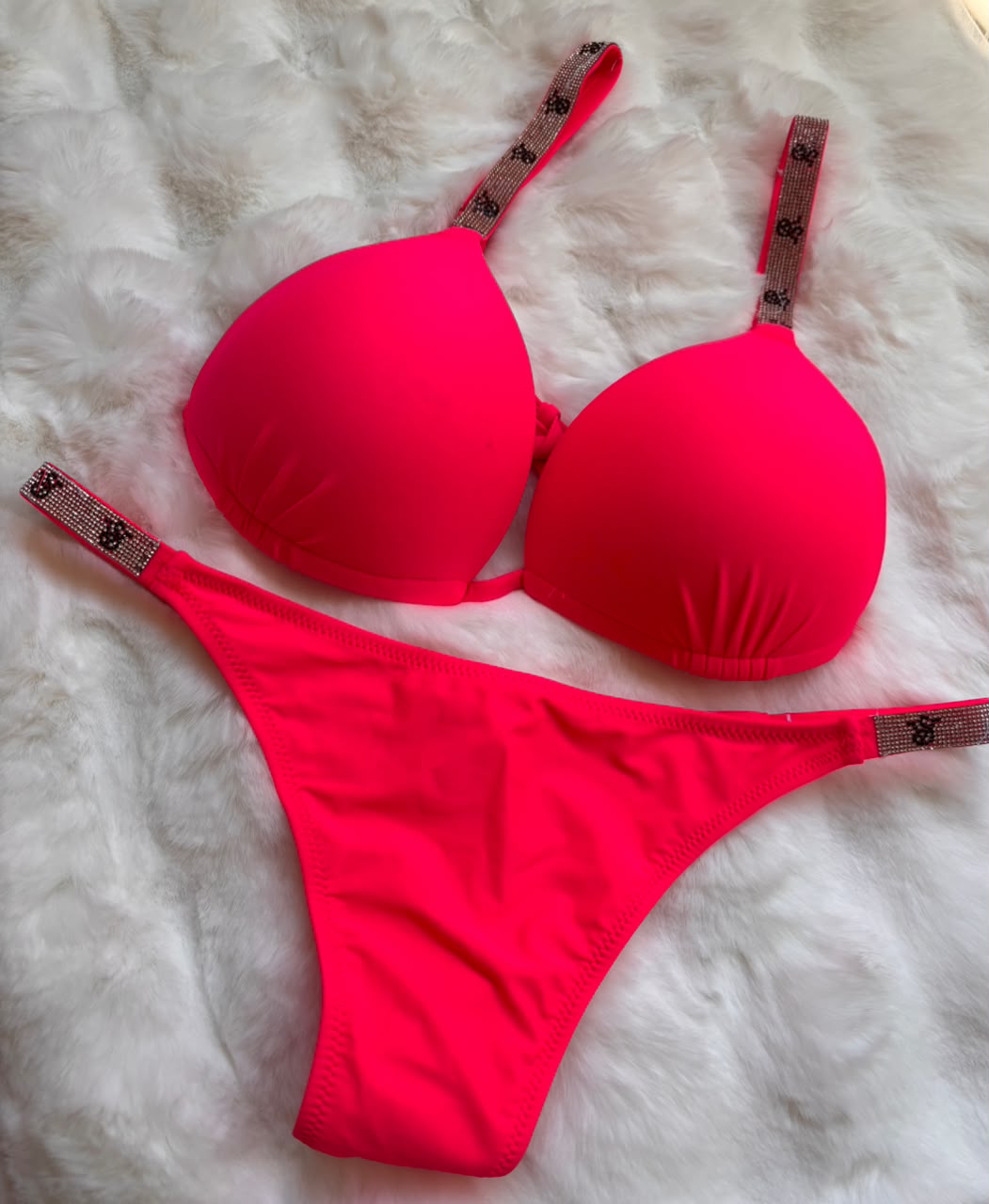 Biquíni rosa Victoria's Secret