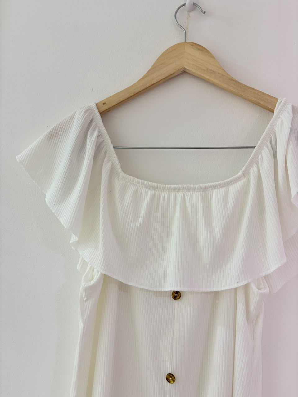 Vestido branco ciganinha